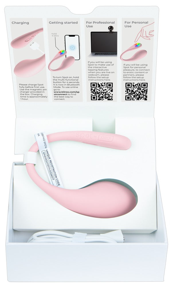 "Spot" / Den Wearable Interactive Vibrator "Spot" fra Kiiroo